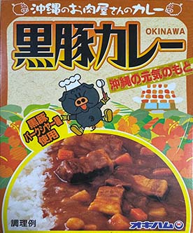 【ご当地カレー】【ポークカレー】『沖縄のお肉屋さんのカレー　黒豚カレー』戦