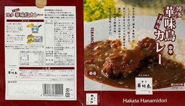 【ご当地カレー】【チキンカレー】『博多華味鳥 手羽元カレー 中辛』戦